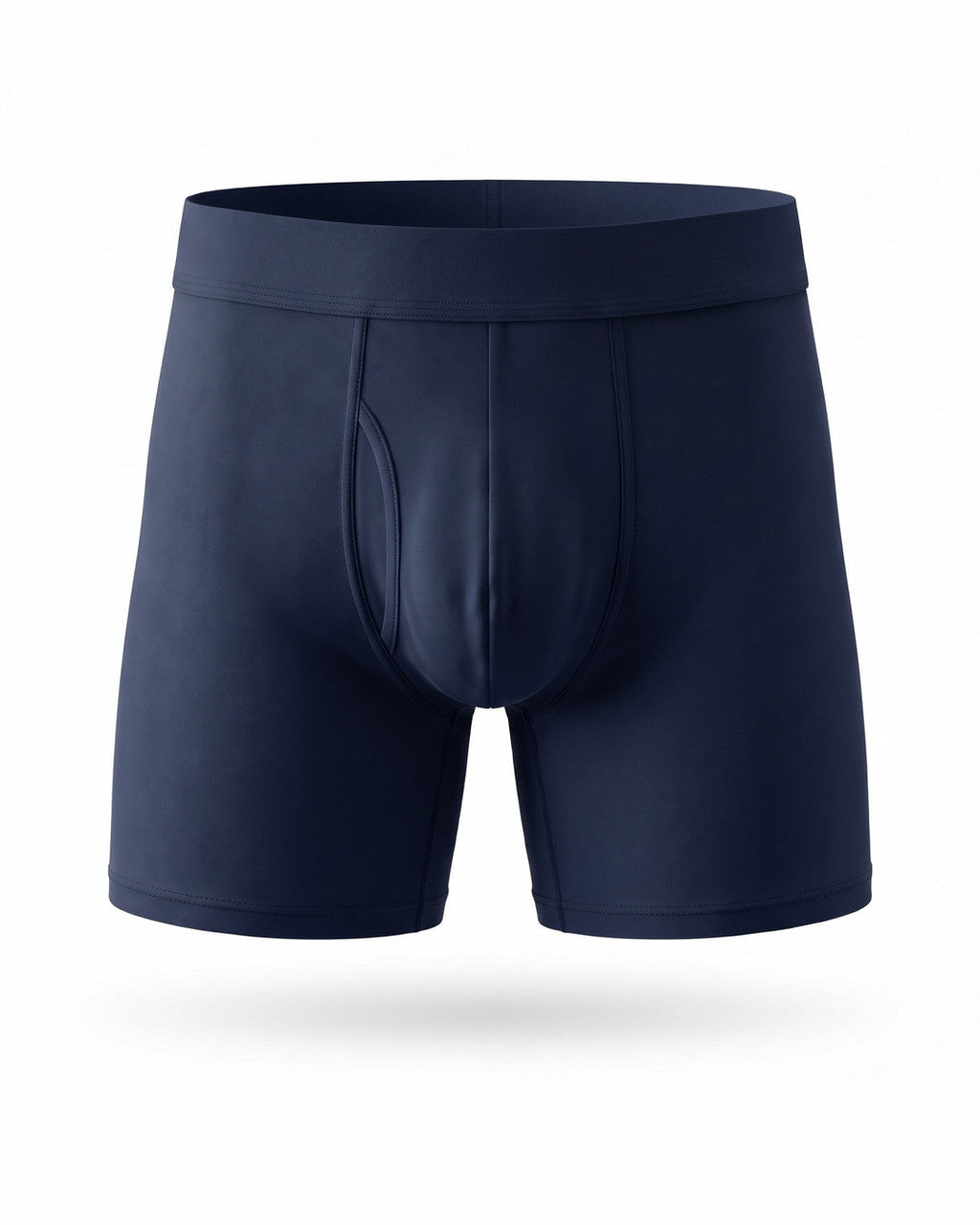 Boxer assorbente LUIDRY™ blu navy, su fondo bianco