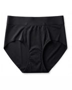 Slip LEIDRY™ Notte nero visto davanti, con la zona assorbente
