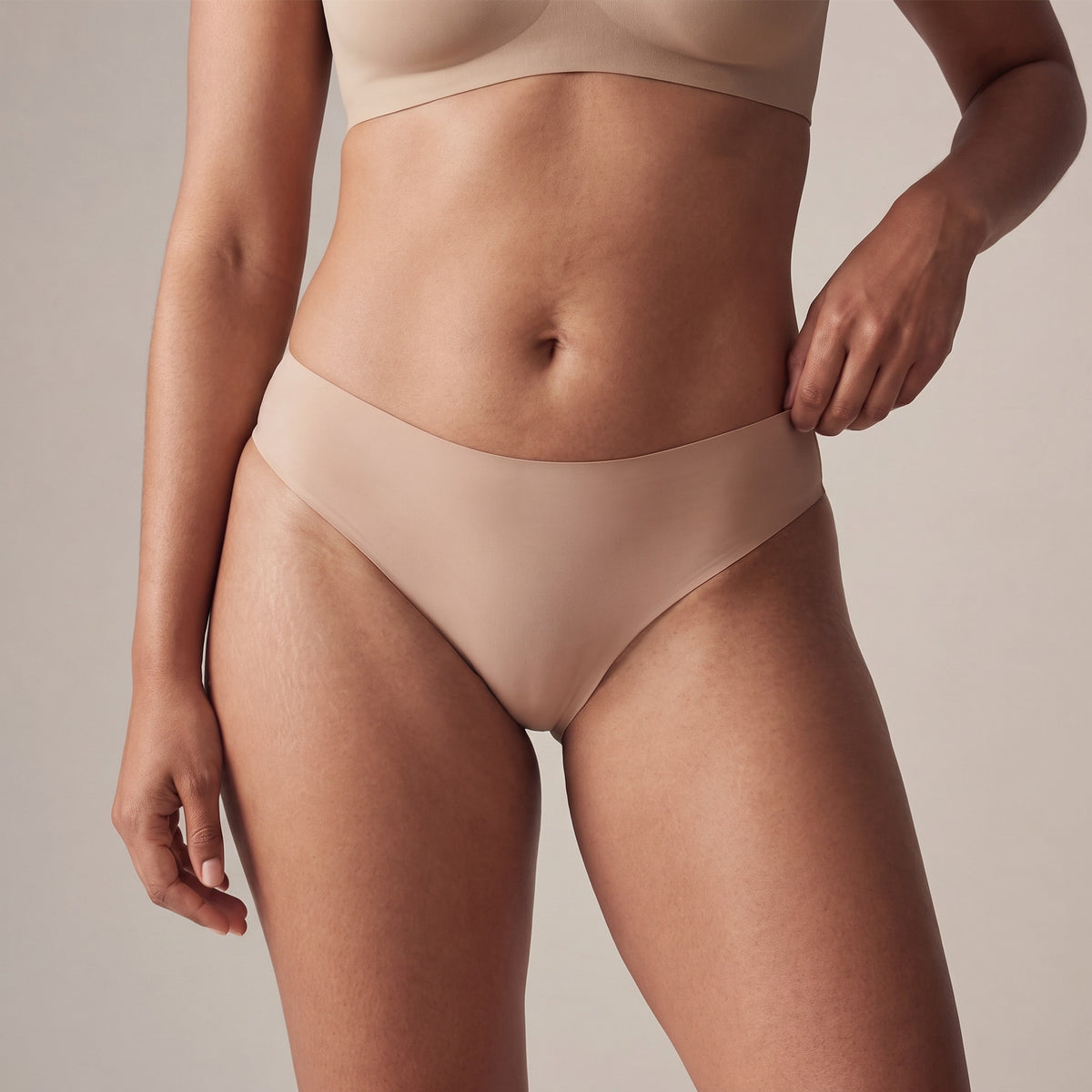 LeiDry Bikini colore Beige rosato, indossato